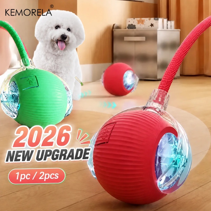 Automatic Moving Dog Ball - Neues interaktives Hundespielzeug, automatisch rollender Hundeball,