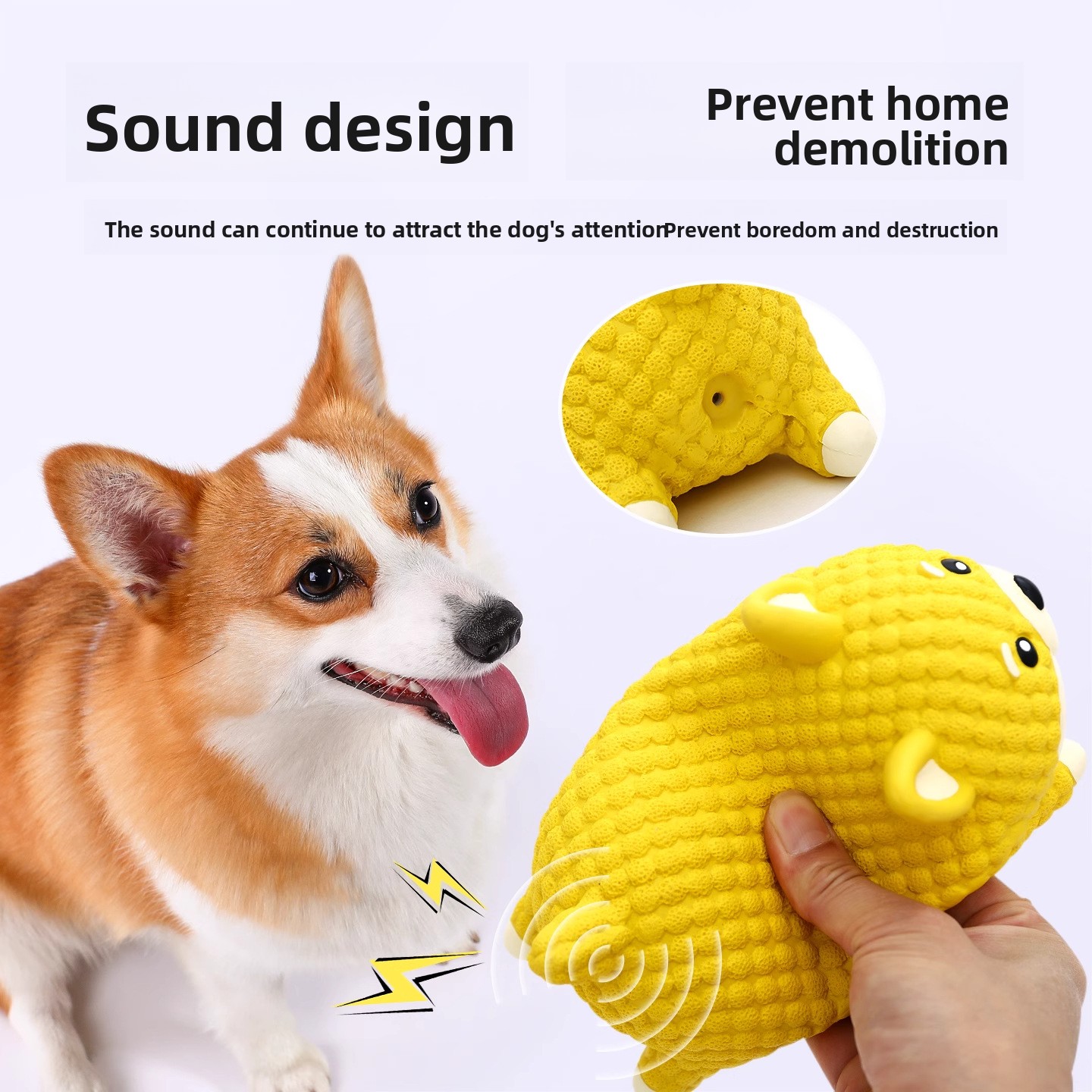 Quietschendes Latex-Bären-Hund – Interactive Squeaky Plush Dog Toy Bewertung und Preis