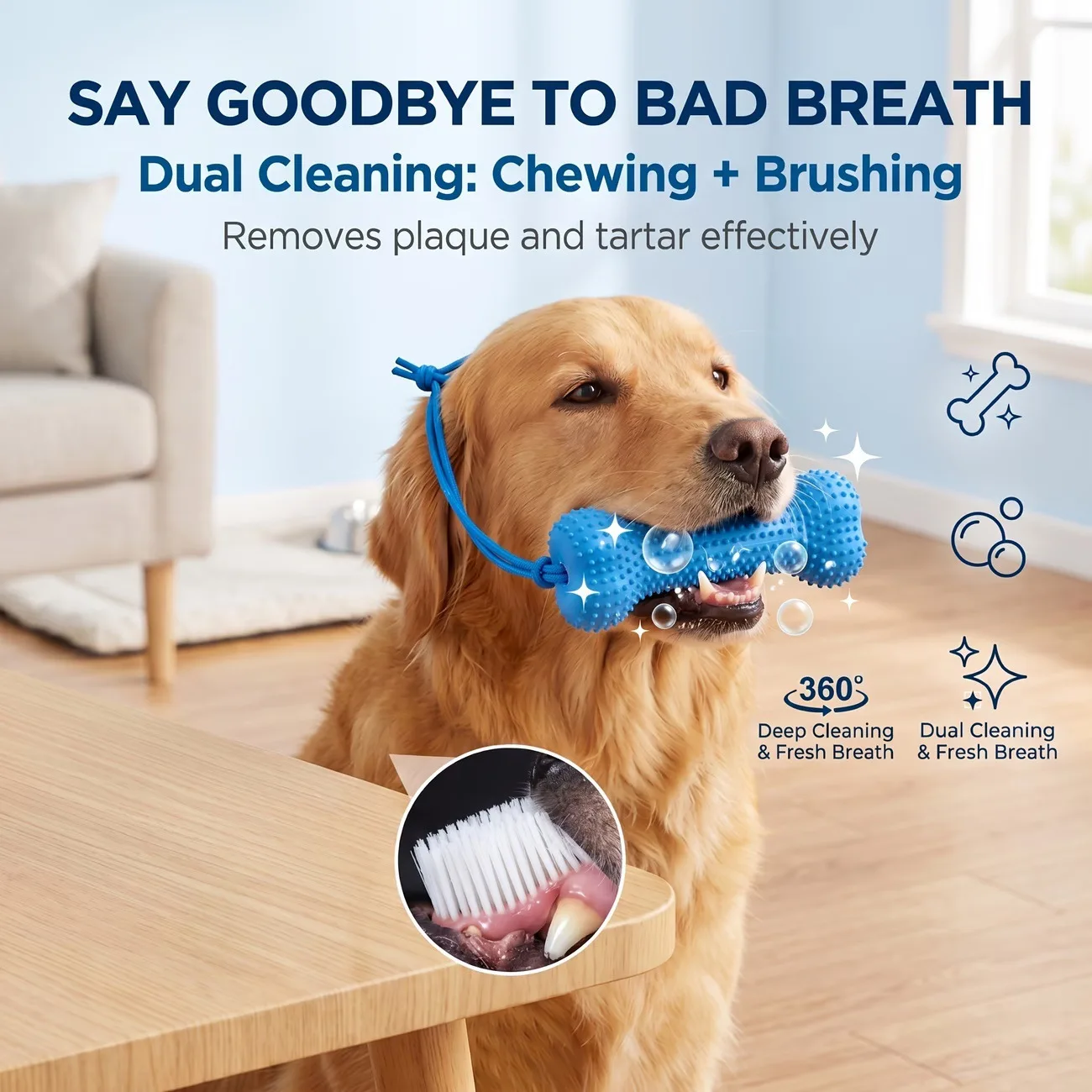 Wiederverwendbares Hundekauspi – Teeth Cleaning Dog Chew Bone Bewertung und Preis