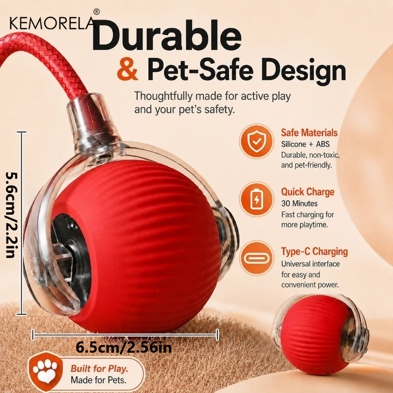 Neues interaktives Hundespielz – Automatic Moving Dog Ball Bewertung und Preis